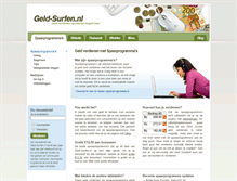 Tablet Screenshot of geld-surfen.nl